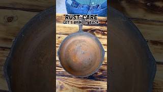 How Bad Rust Gets Off Cast Iron #cleaning #castironiron
