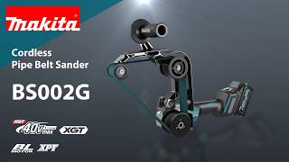 Makita XGT aku pásová bruska na trubky Li-ion XGT 40V, bez aku Z, BS002GZ