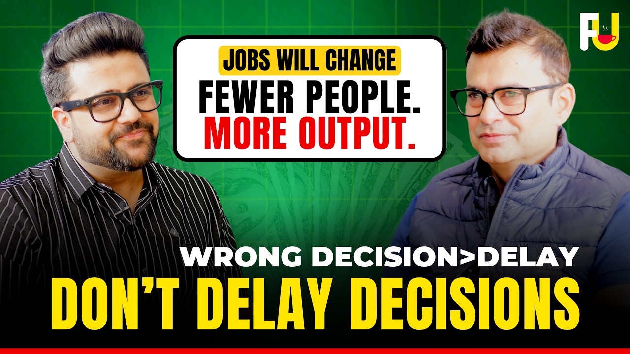 Why Most Founders Waste Time Ft. Ashish Kashyap @INDmoney | Sahil Khanna | #FoundersUnfiltered