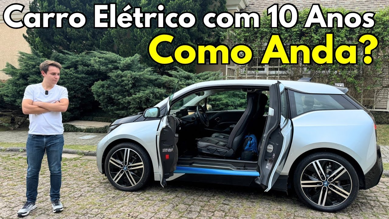 COMO ANDA UM CARRO ELÉTRICO DE 10 ANOS? Teste com BMW i3 2014/2015