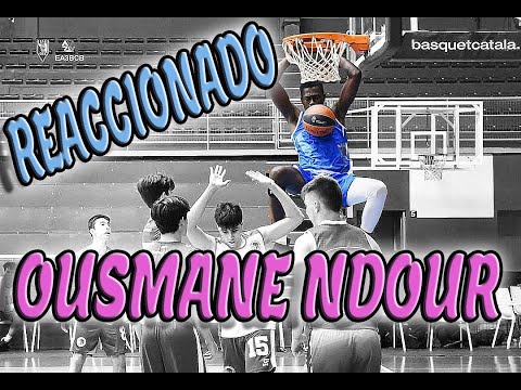 REACCIONANDO A OUSMANE NDOUR, JUGADOR CADETE DEL CLUB BASQUET TARRAGONA