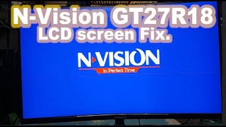 N-Vision GT27R18 Black stripe line on the screen Fix.