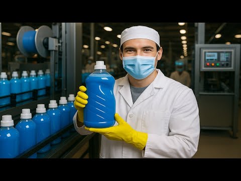 Así Se Fabrica El Detergente Líquido 🧴 | ¡Impresionante Proceso Industrial!