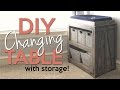 DIY Changing Table with Storage | Shanty2Chic