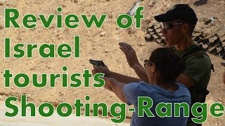 Tourists Shooting range training Caliber 3 fun activity families kids Gush Etzion Jerusalem to do
