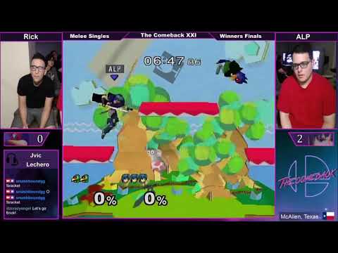 The Comeback 21 SSBM - Rick vs ALP - Winners Finals