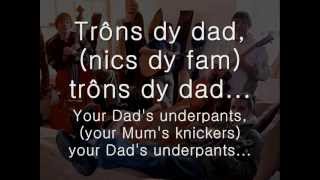 Trons dy Dad - Gwibdaith Hen Frân (geiriau / lyrics)