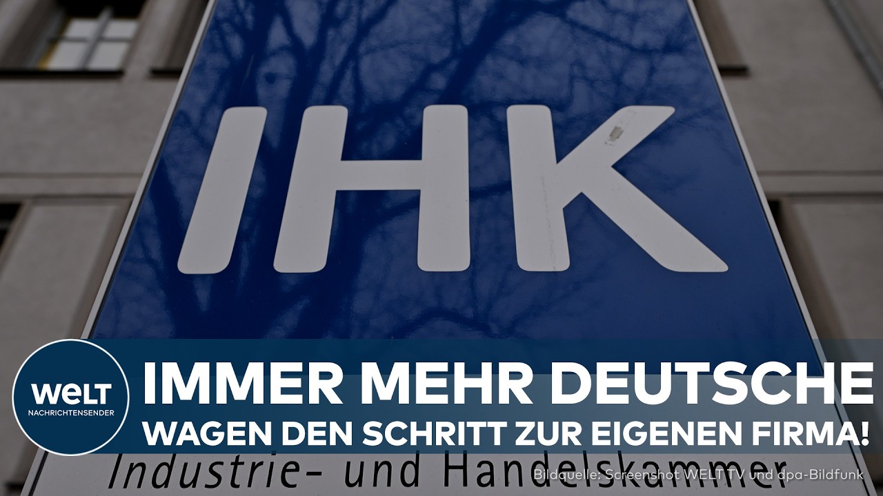 GRÜNDUNGSBOOM IN DEUTSCHLAND: Immer mehr Menschen gründen eigene Unternehmen!