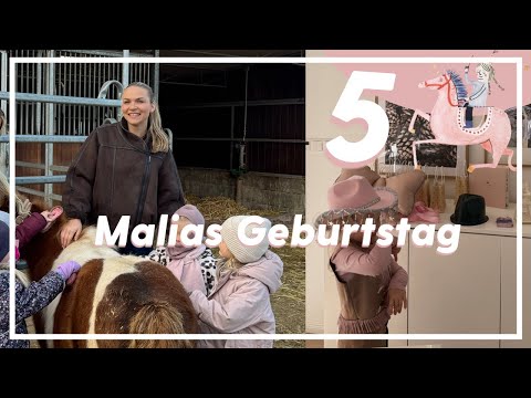 Malia's 5th birthday at the horse farm 🎂🐴 I'll show you Malia's presents ♥️ | weekendvlog