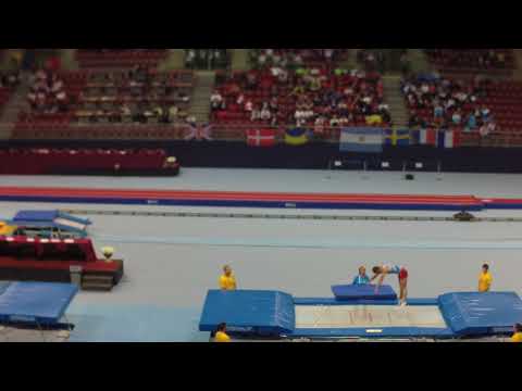 HANCHAROU Uladzislau Team Final Trampoline World Championships 2017