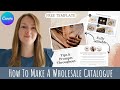 How To Make A Wholesale Catalogue, Free Wholesale Catalogue Template, Small Business Tutorial