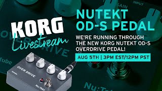 Video thumbnail for Korg Livestream - All about the Korg NuTekt OD-S Overdrive Pedal by Korg