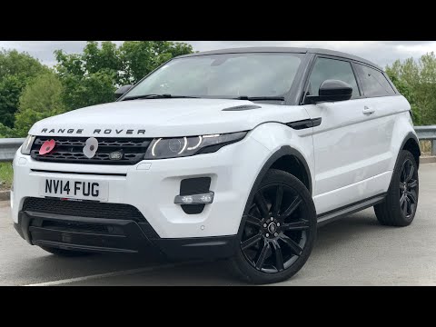 Used 2014 Range Rover Evoque 2.2 SD4 Dynamic Coupe Review For Sale by Small Cars Direct, Hampshire