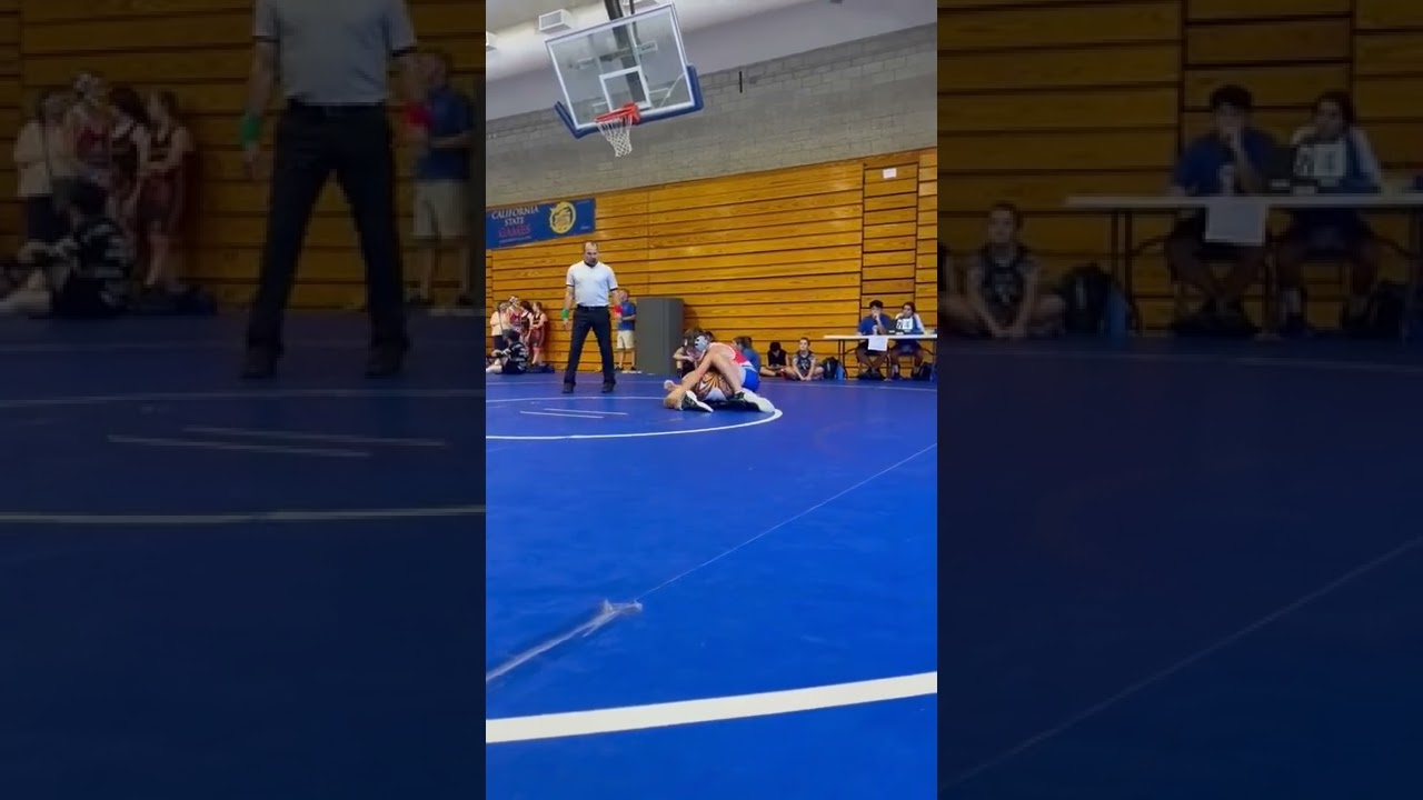 Damen Vollmer vs Gavin Cantera California State Games 1st period 8-0  07/16/2022 12 under - 118-131
