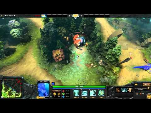 Dota 2: Naga Siren Easy Quad Stacking Radiant Side with new Patrol command