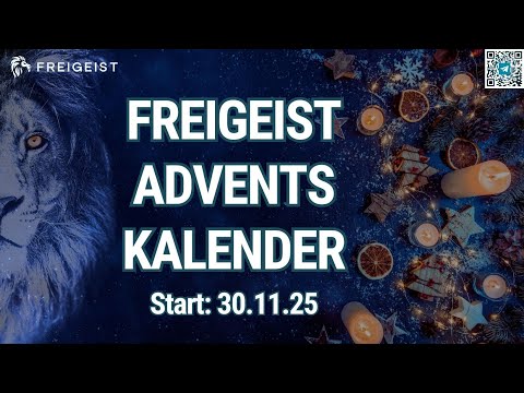 FREIGEIST ADVENTSKALENDER. Wie Du 2026 in Freiheit startest, trotz Krise, Krieg & Chaos. Ab 30.11.25