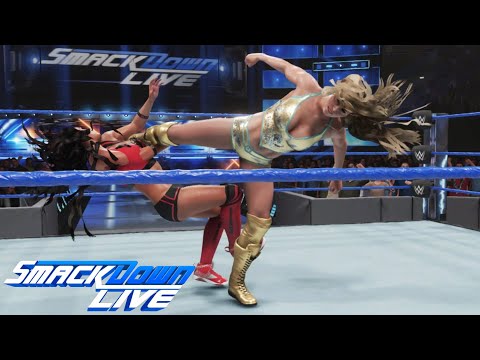 WWE 2K19 Smackdown Live Nikki Bella vs Charlotte Flair: December 25, 2018