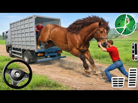 Farm Animal Truck Transport Simulator - Real Zoo Transporter Truck Driving - Android Gameplay #4
