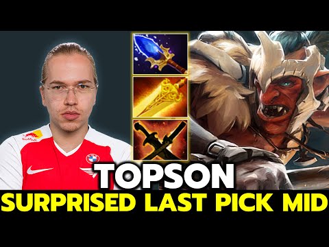 TOPSON Troll Warlord Last Pick Counter With 75% Miss Chance - Dota 2 Patch 7.32e (Fullmatch)