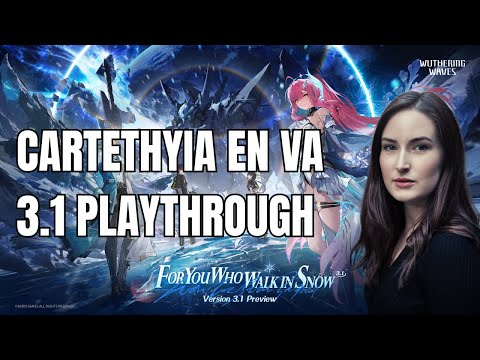 Cartethyia EN VA - 3.1 Playthrough + Aemeath Pulls (Wuthering Waves)