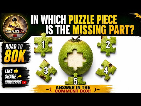 🟢 Only 1% Can Solve This Coconut Puzzle! 🤯 Which Piece Fits? #Live #Shortslive #iqtest #puzzle 