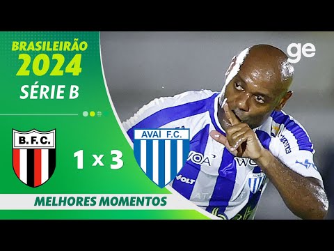 Gols e lances de Botafogo-SP x Avaí