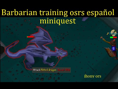Barbarian training OSRS Spanish