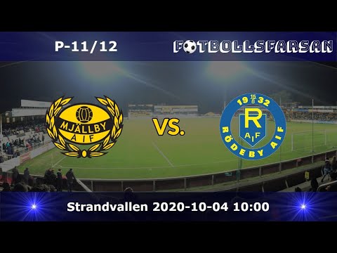 Mjällby AIF P11 - Rödeby AIF P12 - 2020-10-04 - Live