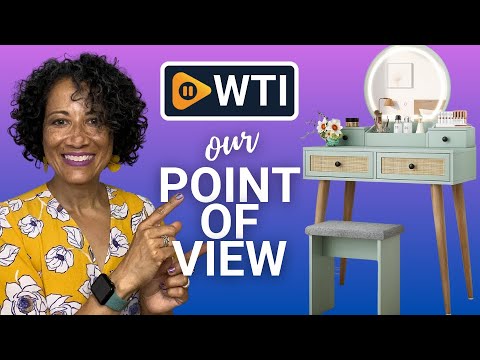 Brafab 31"" Boho Natural Rattan Vanity - WTI product video review
