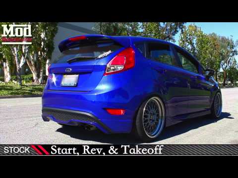 Ford Fiesta ST Cobb Catback Exhaust Sound Comparison