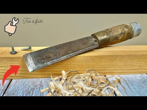 The sharpening machine is now useless! Just 2 screws 🔥 Your chisel will become sharper than a RAZOR!