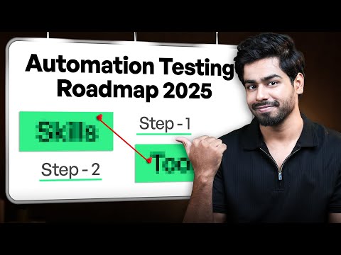 Automation Testing Roadmap 2025 🔧| Tools, Skills & Salary | Step by Step Guide