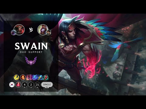 Swain Support vs Lulu - KR Master Patch 12.18