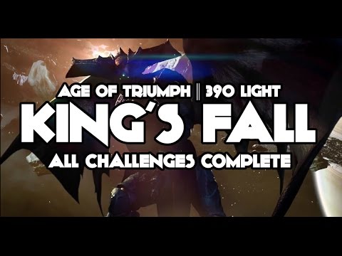 Destiny King's Fall 390 Age of Triumph - All CHALLENGE MODES! How to Complete Challenges Guide