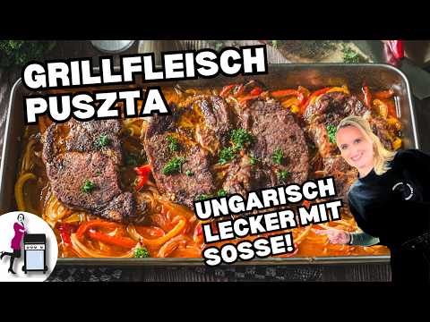 Grilled meat Puszta | The woman at the grill