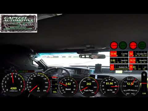 Jon Capizzi - US131 testing - 7.48/180mph - Data Overlay - In car view