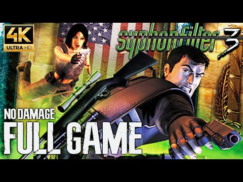 SYPHON FILTER 3 (2001) | PS1 4K60ᶠᵖˢ | Full Game - NO DAMAGE | Pro Gameplay Movie Walkthrough 【4K】