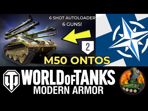 M50 ONTOS - 6 GUNS! II 6 shot AUTOLOADER II New Armadillo? II World of Tanks Modern Armour II WoTC