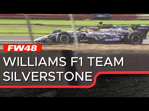 Williams FW48 First Shakedown at Silverstone | Carlos Sainz & Alex Albon driving.