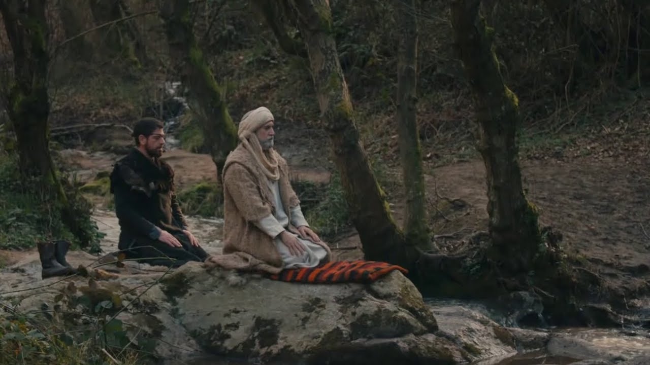 آريس يستشعر نور الصلاة و يسأل ابن العربي عن الإسلام | قيامة أرطغرل