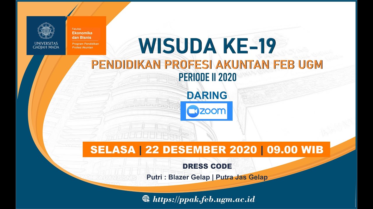 Wisuda Ke 19 Pendidikan Profesi Akuntan FEB UGM