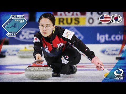 USA v Korea - CPT World Women's Curling Championship 2017