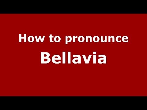 How to pronounce Bellavia (Italian/Italy) - PronounceNames.com