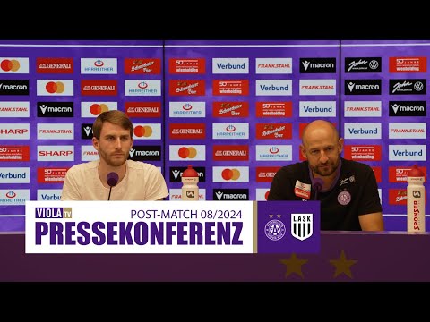 Re-Live: PK mit Stephan Helm nach Austria Wien vs. LASK 2:1 (08/2024) #faklive #Veilchen #violatv