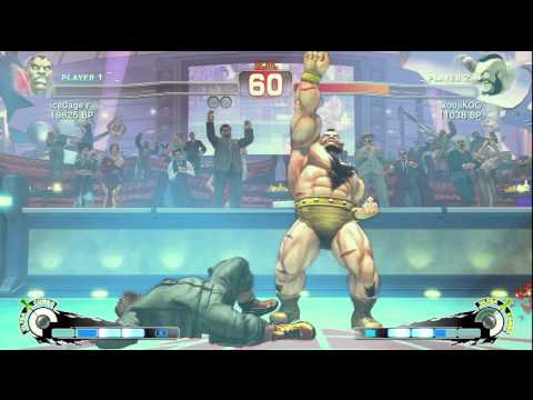 SSF4: -R- (Boxer) VS koujiKOG (Zangief)