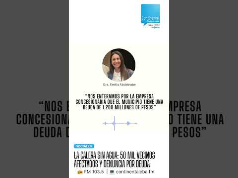 🚨💧 Crisis hídrica en La Calera: 50 mil vecinos afectados y fuerte denuncia política