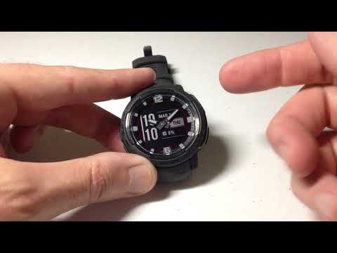 Garmin Instinct Crossover | Change and customize watchface