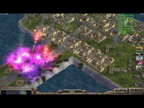 GLA Toxin - Command & Conquer Generals Zero Hour - 1 vs 5 HARD Random Gameplay