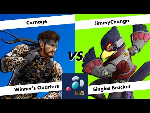 Button Check 20 - Winner's Quarters - Carnage (Snake) vs JimmyChanga (Falco)