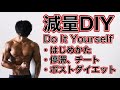 【減量DIY】ダイエット始め方・チートデイ・ダイエット後のプランまで